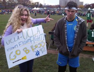 Brennan and me Quidditch