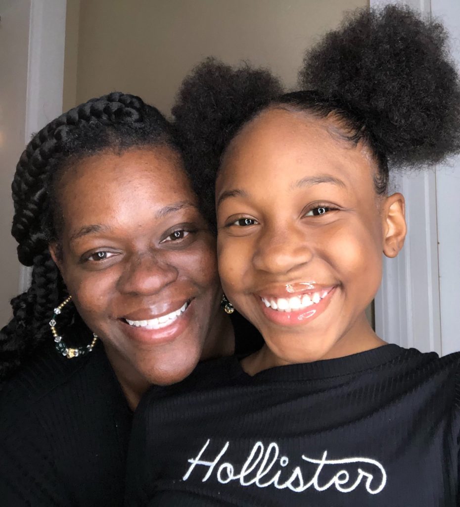 Susie Pitts and her daughter Tymia 