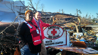 Much love to our Red Crossers and the whole community in Hattiesberg, MS