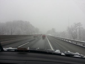 Driving in snow