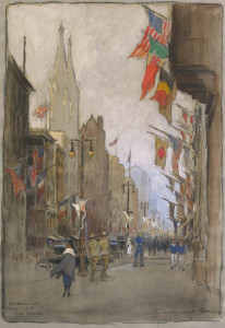Caroline Van Hook Bean, Red Cross Week, May 1918, Fifth Avenue, New York