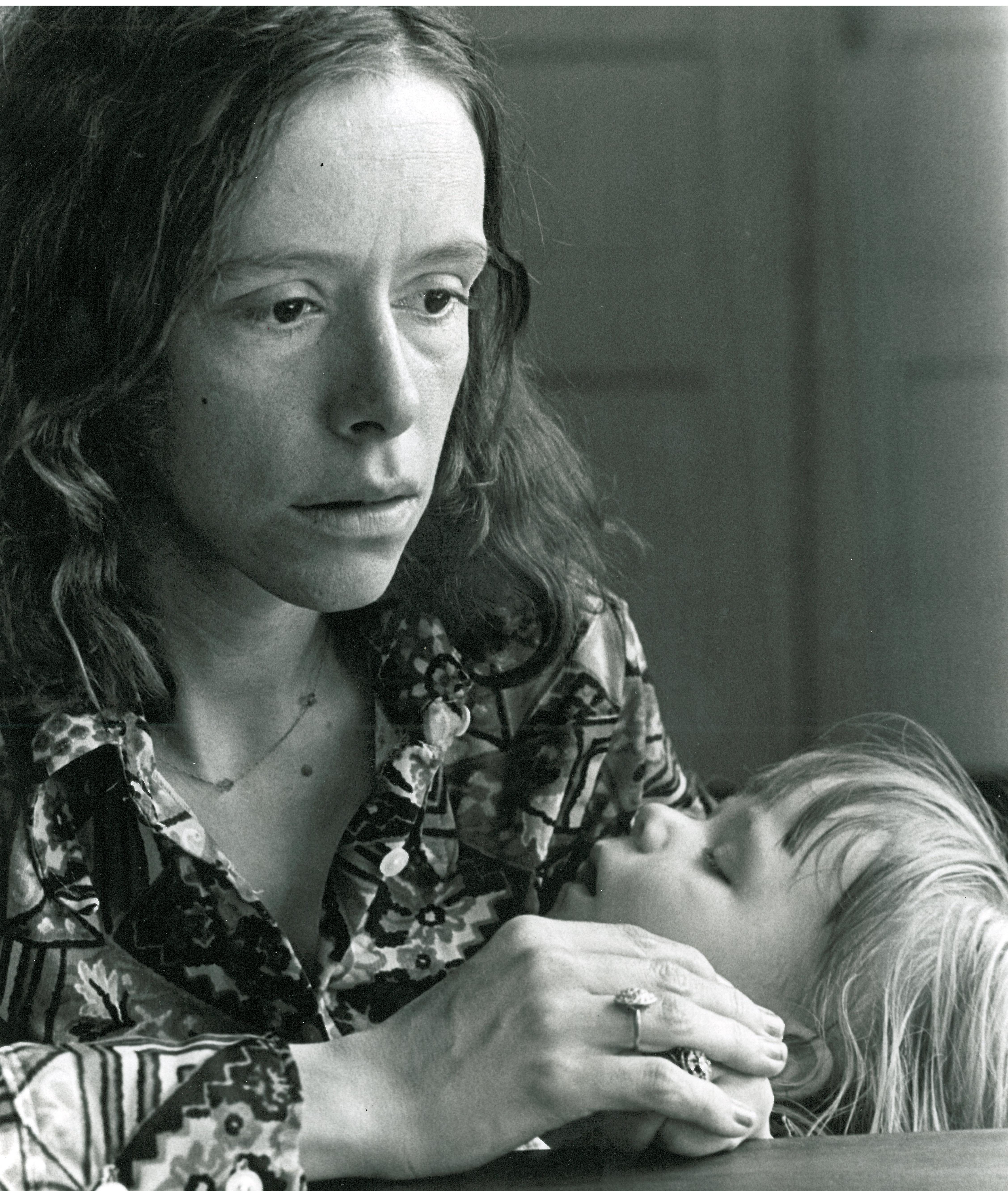 1977 flood_mother and child