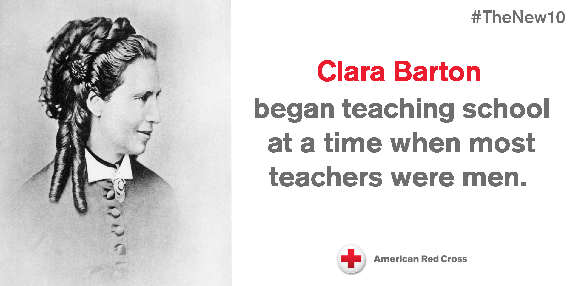 13 Reasons Why Clara Barton Should Be on #TheNew10 - red cross chat