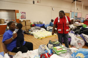 October 9, 2015. Columbia, South Carolina. American Red Cross is responding to the flooding throughout South Carolina. Photo by Danuta Otfinowski/American Red Cross