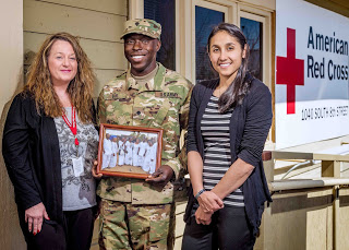 red cross service to the armed forced saf emergency communications volunteer