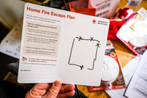 Home Fire Escape Plan drawing
