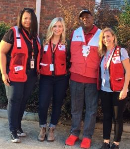 Canadian Red Crossers helping Hurricane matthew group photo
