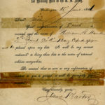 A form letter from the office of missing men, Office of Correspondence for Missing Men of the U.S. Army. Civil War Era.