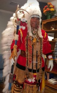 Indian Santa at the United Houma Nation in Louisiana.